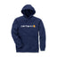 Carhartt Signature logo hoodie carbon heather CARHARTT MOTOVEIKALS 21