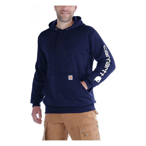 Carhartt Sleeve logo hoodie new navy CARHARTT MOTOVEIKALS 21