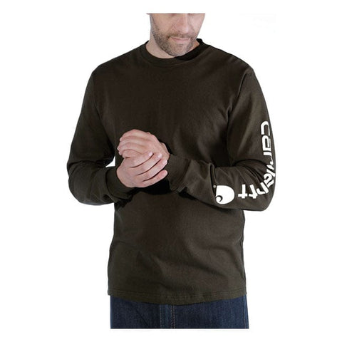Carhartt Sleeve logo long sleeve peat CARHARTT MOTOVEIKALS 21