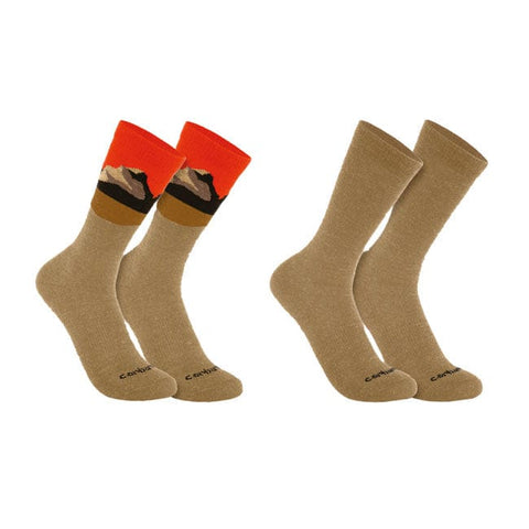 Carhartt Wool Blend Mountain Crew sock 2 Pack assorted3 CARHARTT MOTOVEIKALS 21