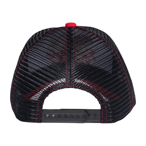 Cepure King Kerosin red / light trucker cap KING KEROSIN MOTOVEIKALS 21
