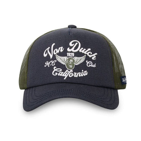 Cepure VON DUTCH TRUCKER CREW CAP denim / grey One Size VON DUTCH MOTOVEIKALS 21