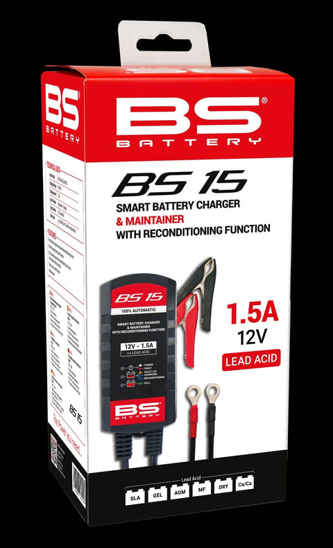 Charger Bs15 12V-1.5A BS BATTERY BS BATTERY MOTOVEIKALS 21
