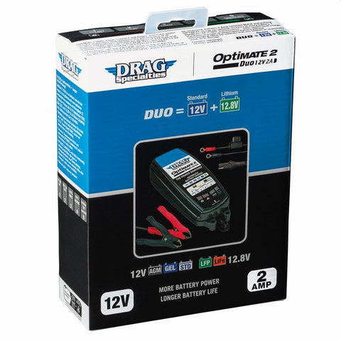 Charger Eu Optimate 2 Duo Drag DRAG SPECIALTIES DRAG SPECIALTIES MOTOVEIKALS 21