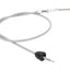 choke cable grey w/ set screw for Simson KR51/1, KR51/2 Schwalbe (1975-) 101 OCTANE MOTOVEIKALS 21