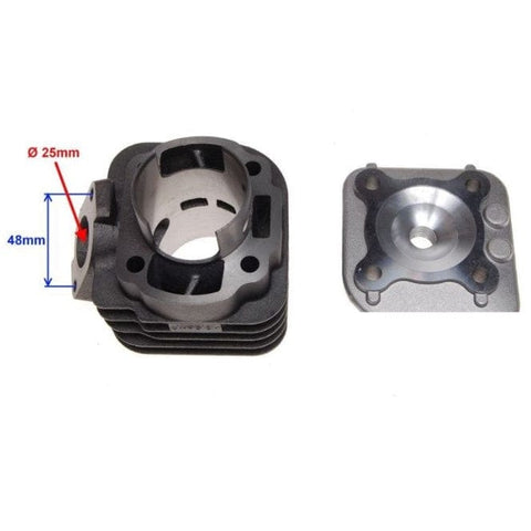 Cilindra komplekts ar galvu 70cc 47,00mm 2T 10mm pirksts REPLICA MOTOVEIKALS 21