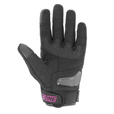 Cimdi S-Line ar ornamentiem black / pink S S-LINE MOTOVEIKALS 21