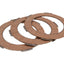 clutch disc set / clutch friction plate set Ferodo 3 pcs for Vespa 50, 90, 125 Primavera, ET3 FERODO MOTOVEIKALS 21
