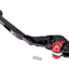 clutch lever / brake lever Puig 3.0 rear adjustable, foldable, adjustable length - black red PUIG MOTOVEIKALS 21