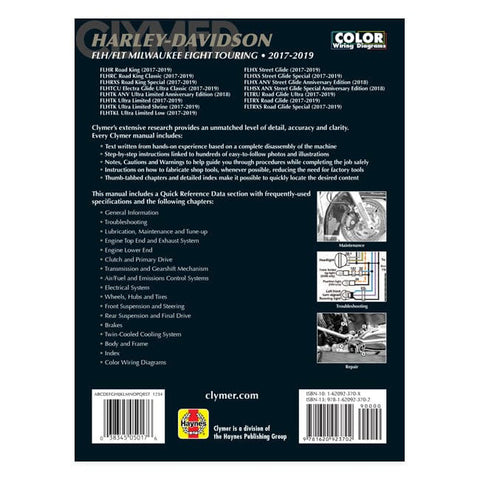 Clymer, service manual 17-19 M8 Touring models CLYMER MOTOVEIKALS 21