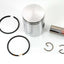 Complete piston set 38 mm diameter 14 piston pin for Hercules K 50, KX, GT, GX, Supra, DKW, KTM DIVERSE / IMPORT MOTOVEIKALS 21