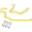 Coolant hose set -BGM PRO silicone 180°C- Vespa GT 125-200, Vespa GTL 125-200, Vespa GTS 125-300, Vespa GTV 125-250 - yellow BGM PRO MOTOVEIKALS 21