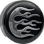 Cover Horn Blk/Chr Flame DRAG SPECIALTIES DRAG SPECIALTIES MOTOVEIKALS 21