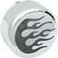 Cover Horn Chr/Blk Flame DRAG SPECIALTIES DRAG SPECIALTIES MOTOVEIKALS 21