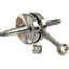 Crankshaft -BGM Evolution 52mm stroke, 105mm conrod (standard), Ų=90mm webs- Piaggio Maxi 2-stroke, Aprilia SR125, Gilera Runner 125FX, 180FXR, Italjet Dragster 125, 180, Piaggio SKR125, SKR150, Typhoon 125, Skipper125, Skipper150, Hexagon 125EX, 150EX, BGM PRO MOTOVEIKALS 21