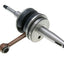 crankshaft for Peugeot horizontal w/ woodruff key = IP38786 101 OCTANE MOTOVEIKALS 21