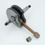 Crankshaft moped stroke 42mm piston pin 12mm ŲA 15 ŲB C 21 D 85 E 51 F 33 G 30 for Hercules Miele K 50, DKW, KTM, Rixe DIVERSE / IMPORT MOTOVEIKALS 21