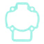 cylinder base gasket paper 0.50mm for Piaggio 50cc LC 2-stroke 101 OCTANE MOTOVEIKALS 21