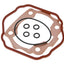 cylinder gasket set Airsal Xtrem 78.5cc 50mm, 40mm for Derbi Senda EBE, EBS AIRSAL MOTOVEIKALS 21