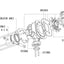 cylinder gasket set Polini Evolution 50cc for Peugeot horizontal LC POLINI MOTOVEIKALS 21