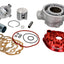 Cylinder kit Voca Bestia calotte red 80cc d.50mm for Minarelli AM6 VOCA RACING MOTOVEIKALS 21