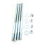 Cylinder stud bolt 4 pieces M8 M 7 x145mm for Zündapp GTS KS 50 Moped Mokick DIVERSE / IMPORT MOTOVEIKALS 21