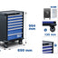 Darbnīcas ratiņi BGS Technic / 7 atvilktnes / ar 263 instrumentiem BGS TECHNIC MOTOVEIKALS 21