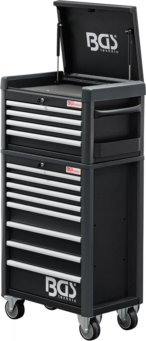 Darbnīcas ratiņi Pro Standard Max / 12 atvilktnes / ar 263 instrumentiem BGS TECHNIC MOTOVEIKALS 21