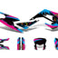 decal set black-pink-blue glossy for Gilera RCR 50 2018- DIVERSE / IMPORT MOTOVEIKALS 21