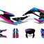 decal set black-pink-blue matt for Gilera SMT 50 2018- DIVERSE / IMPORT MOTOVEIKALS 21