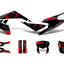 decal set black-red-grey glossy for Aprilia SX50 2018- Euro4 DIVERSE / IMPORT MOTOVEIKALS 21