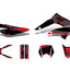 decal set black-red-grey glossy for Derbi Senda DRD 11-17 DIVERSE / IMPORT MOTOVEIKALS 21