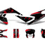 decal set black-red-grey matt for Aprilia RX50 2018- Euro4 DIVERSE / IMPORT MOTOVEIKALS 21