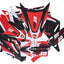 decal set black-white-red matt for Derbi Senda DRD 11-17 DIVERSE / IMPORT MOTOVEIKALS 21