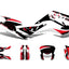 decal set black-white-red matt for Gilera SMT 50 2018- DIVERSE / IMPORT MOTOVEIKALS 21