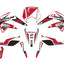 decal set Doppler black-red-white for Derbi Senda 2011-2017 DOPPLER MOTOVEIKALS 21