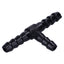 Degvielas caurules T veida sadalītājs Black 6mm OEM STANDART MOTOVEIKALS 21