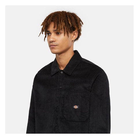 Dickies Corduroy shirt black DICKIES MOTOVEIKALS 21