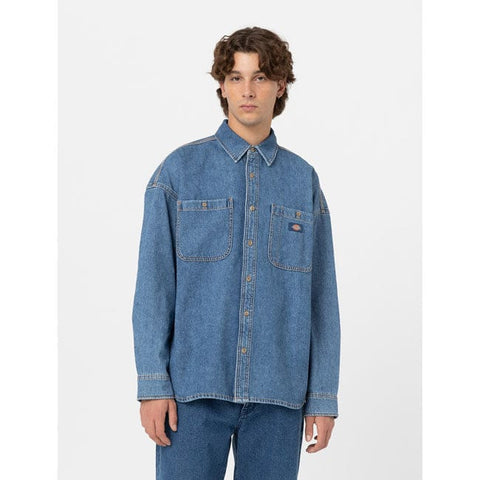 Dickies Houston shirt classic blue DICKIES MOTOVEIKALS 21