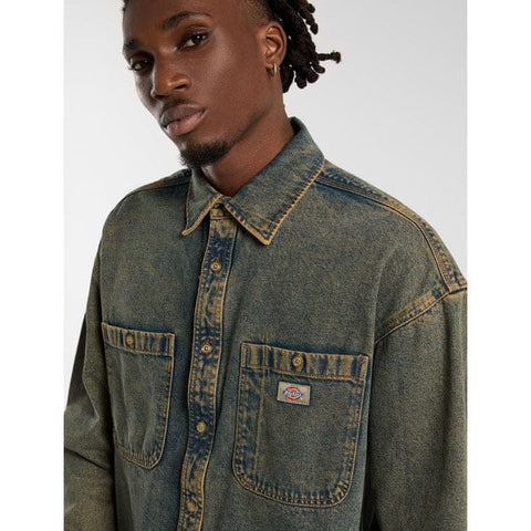 Dickies Houston shirt yellow fade ind DICKIES MOTOVEIKALS 21