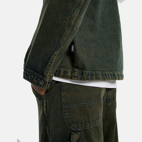 Dickies Lewistown denim jacket green tone fade DICKIES MOTOVEIKALS 21