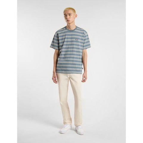 Dickies Lewistown Stripe t-shirt stormy weather DICKIES MOTOVEIKALS 21
