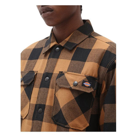 Dickies Lined Sacramento shirt brown duck DICKIES MOTOVEIKALS 21