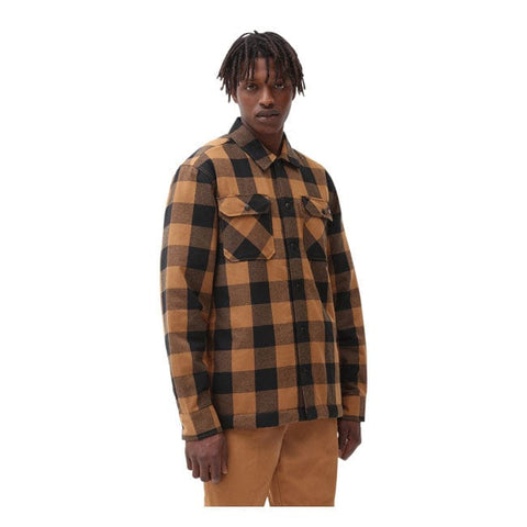 Dickies Lined Sacramento shirt brown duck DICKIES MOTOVEIKALS 21