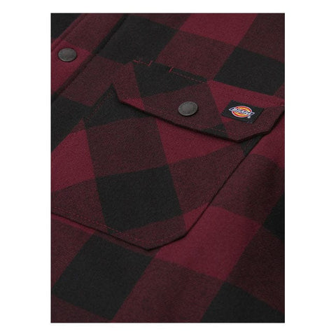 Dickies Lined Sacramento shirt maroon DICKIES MOTOVEIKALS 21