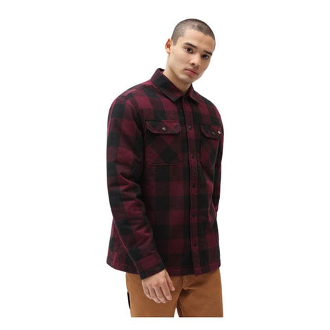 Dickies Lined Sacramento shirt maroon DICKIES MOTOVEIKALS 21
