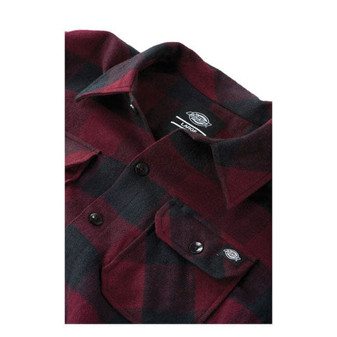 Dickies Sacramento shirt maroon DICKIES MOTOVEIKALS 21