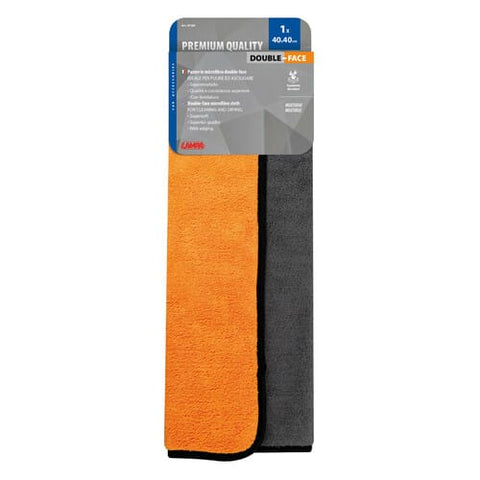 Divpusēja mikrošķiedras lupatiņa LAMPA Premium Quality 40 x 40 cm LAMPA MOTOVEIKALS 21