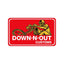 Down-n-Out Chopper sticker DOWN-N-OUT MOTOVEIKALS 21