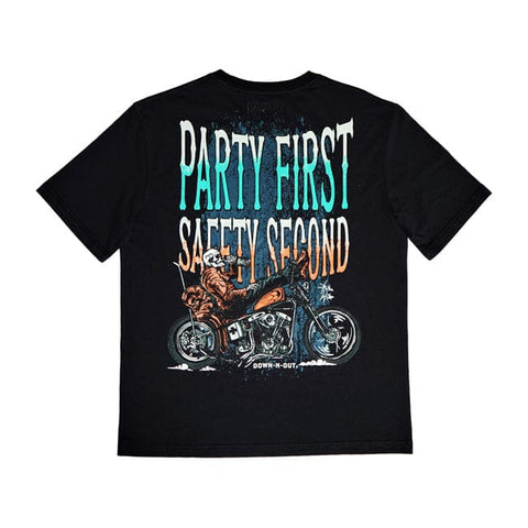 Down-n-Out Safety Second t-shirt black DOWN-N-OUT MOTOVEIKALS 21
